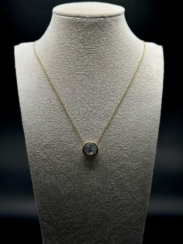 Cadena De Oro 14k Con Diamantes