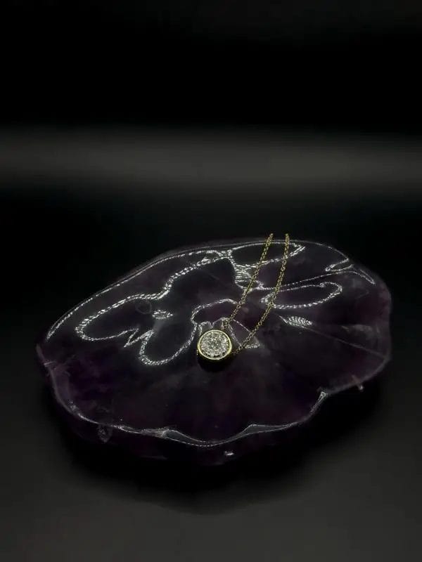 Cadena De Oro 14k Con Diamantes - Imagen 2